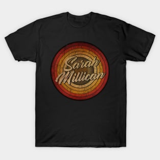 arjunthemaniac, circle retro faded Sarah Millican T-Shirt